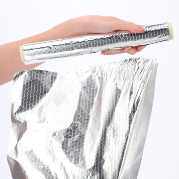 ШТАМПОВАННАЯ АЛЮМИНИЕВАЯ ФОЛЬГА РУЛОН 10MX 28,5 СМ