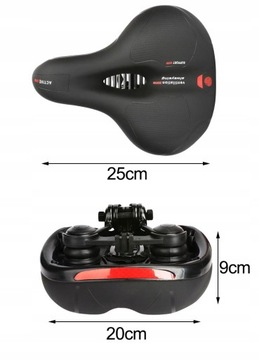 БОЛЬШОЕ УДОБНОЕ СЕДЛО, МЯГКОЕ СЕДЛО ДЛЯ ГОРОДСКОГО ВЕЛОСИПЕДА, ШИРОКАЯ АМОРТИРОВКА.