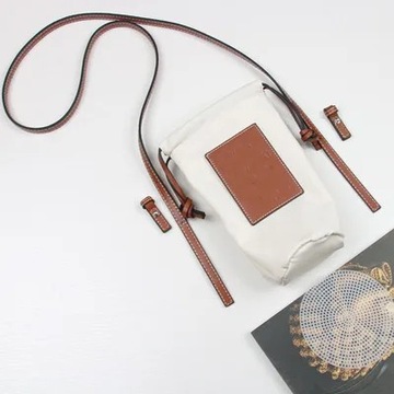 New Retro DIY Handmade Bag Bucket Material Hand Stitching Handbag Soft