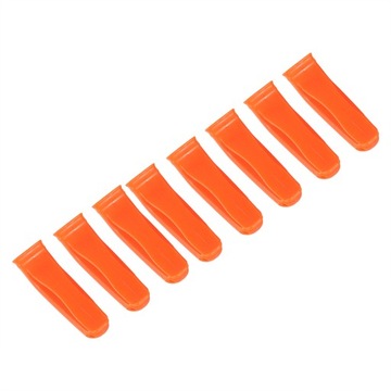 8X GWIZDEK RATUNKOWY PLASTIKOWY POMARAŃCZOWY
