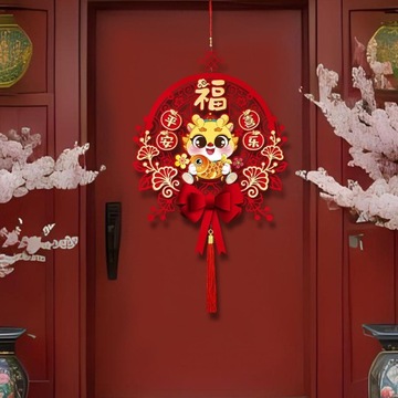 Китайский Новый Год Декоративный Орнамент Висит Настенный Декор Благословение B Стиль