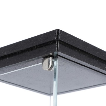 Каменный фонарь для дома и сада 25см черный Polystone Lantern