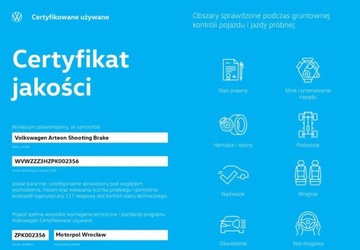 Volkswagen Arteon Fastback Facelifting 2.0 TSI 190KM 2022 Volkswagen Arteon Shooting Brake Elegance Pakiety, Hak, Kamera, ACC, ergo, zdjęcie 4