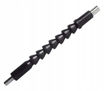 PRZEDŁUŻKA ELASTYCZNA DO BITÓW WIERTARKI WKRĘTARKI 1/4'' 20CM STALOWA NZ9E