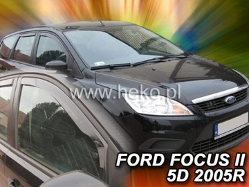 ОБТЕКТОРЫ FORD FOCUS II MK2 с 2004 по 2011 гг. 4/5 ПЕРЕДНИЕ ДВЕРИ