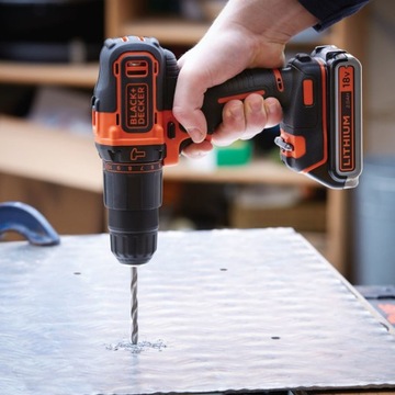 Black Decker Ударная дрель 18 В BDCHD18K1B2 2x 2 Ач + зарядное устройство