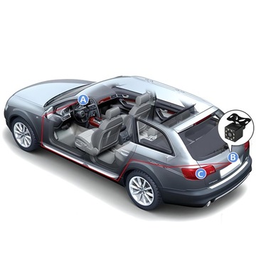 АВТОМОБИЛЬНЫЙ ВИДЕОРЕГИСТРАТОР FULLHD КАМЕРА ЗАДНЕГО НАЗНАЧЕНИЯ