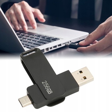 ПОДАРОЧНЫЙ НАКОПИТЕЛЬ 256 ГБ USB-C 3.0 TYPE C ЧЕРНЫЙ БЕЗ ГРАВИРОВКИ ЧЕРНЫЙ