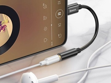 АДАПТЕР BASEUS АУДИО AUX КАБЕЛЬ USB-C НА МИНИ-ДЖЕК 3,5 ММ