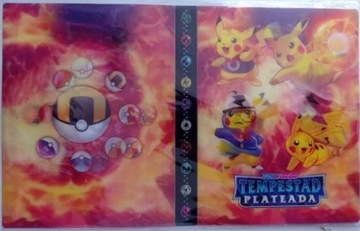 Классификатор 3D-эффектов «Покемон Пикачу» для 240 карт + бесплатные подарочные карты