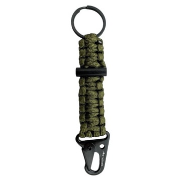 KARABIŃCZYK TAKTYCZNY BRELOK SURVIVALOWY LINKA PARACORD KRZESIWO ASG 34-GRN
