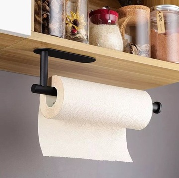 UCHWYT WIESZAK NA RĘCZNIK PAPIEROWY KUCHENNY LOFT TAŚMA DWUSTRONNA WKRĘTY