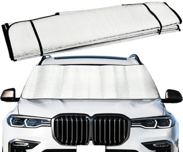 DUŻA MATA OSŁONA NA SZYBĘ PRZECIWSŁONECZNA ALU TIR BUS ALUMINIOWA 100 X 250