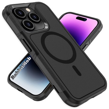 ETUI PANCERNE SOLIDNE DO IPHONE 14 PRO MAX WZMACNIANE DROPPROOF DO MAGSAFE