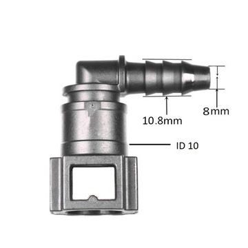 БЫСТРОРАЗЪЕМНЫЙ СОЕДИНИТЕЛЬ ЗАГЛУШКА ТОПЛИВОПРОВОДА 10 ММ 9,89 ID8