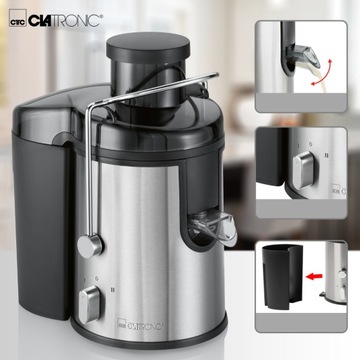 СОКОВЫЖИМАЛЬНАЯ МАШИНА ДЛЯ ФРУКТОВОГО СОКА INOX CLATRONIC STEEL