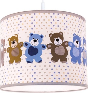Lampa wisząca dziecięca fi25cm kolorowy wyprzedaż