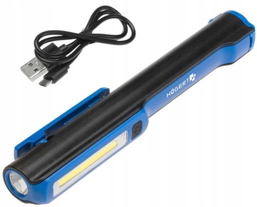 Latarka inspekcyjna, ładowane poprzez USB