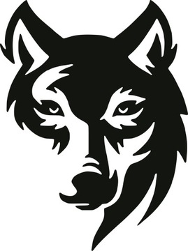 Naklejka WILK WOLF 20 X 15 CM