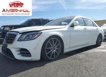 Mercedes Klasa S W223/V223 2020 Mercedes-Benz Klasa S 560 2020 4.0 Benzyna 463KM