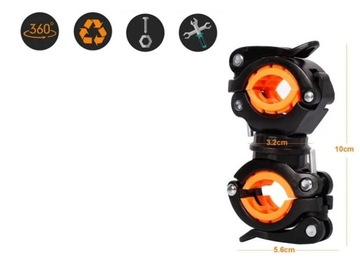 ДЕРЖАТЕЛЬ ЗАЖИМА ДЛЯ ВЕЛОСИПЕДА ДЛЯ ФОНАРЯ