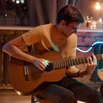 СВЕТЯЩИЕСЯ СВЕТОДИОДНЫЕ ГИТАРЫ НАБОР 3 ПРЕДМЕТОВ ДЛЯ АКУСТИЧЕСКОЙ ГИТАРЫ