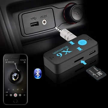 ЗВУКОВОЙ ПРИЕМНИК BLUETOOTH АДАПТЕР AUX MINI-JACK