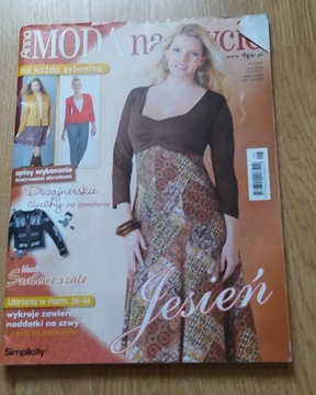 Anna Moda na szycie nr 3/2015 wykroje