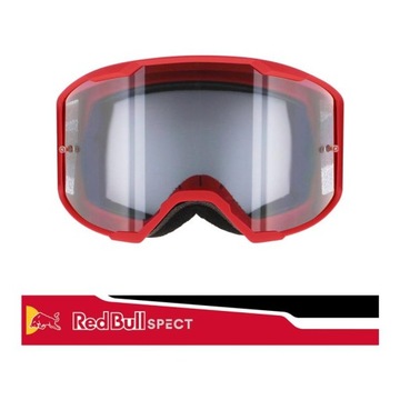 Gogle RED BULL SPECT STRIVE RED CLEAR GRATISY