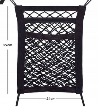 СЕТКА-ОРГАНИЗАТОР АВТОМОБИЛЯ КРЫШКА АВТОМОБИЛЬНАЯ СЕТКА МЕЖДУ СИДЕНЬЯМИ