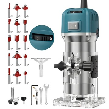 МОЩНЫЙ ФРЕЗЕРНО-ФРЕЗЕРНЫЙ СТАНОК ДЛЯ ДЕРЕВА 30000 ОБ/МИН ОБРЕЗОЧНЫЙ СТАНОК 800 Вт