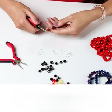 ЗАЖИМЫ ДЛЯ РЕЗИНОВЫХ БРАСЛЕТОВ, БЕЛЫЕ ЗАЖИМЫ DIY, 500 ШТ.