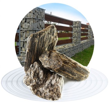Kora Kamienna Duże Kamienie Ogród Gabion 25KG