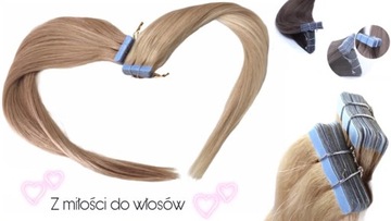 ЛЕНТА ДЛЯ ВОЛОС СЭНДВИЧ МЕТОДОМ 40 см 20 шт MOVITO