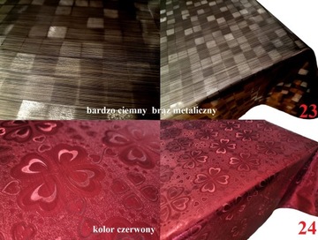 CERATA METALICZNA 3D OBRUS 280x140 15 WZORÓW