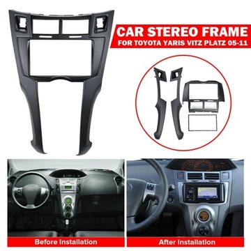 dla Toyota Yaris Vitz Platz 2005-2011 odtwarzacz D