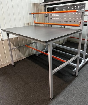 DWUSTRONNE STANOWISKO DO PAKOWANIA / DWA MIEJSCA ROBOCZE / OŚWIETLENIE LED