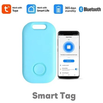 Tuya Smart Tag Mini GPS Tracker Key Bag Child Pet