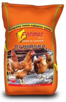 Pasza dla kur niosek Farmer Dj GRANULOWANA 25kg