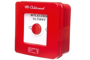 Wyłącznik Przycisk ALARMOWY samoczynny natynkowy WG-1s IP-55 921440