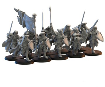 Calix Knights on Foot- Lost Kingdom - wydruk 3D