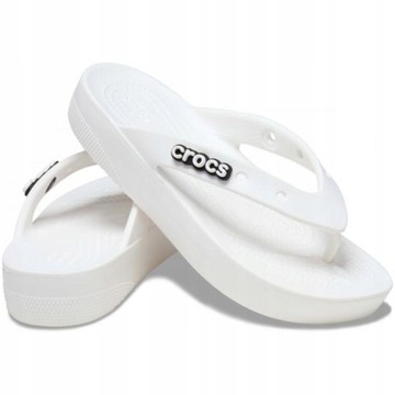 CROCS JAPONKI DAMSKIE NA PLATFORMIE WYGODNE KLAPKI NA WIOSNĘ LATO r. 38-39