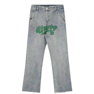 Embroidered Jeans For Men Spring Autumn New High W