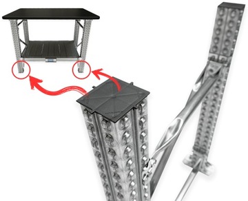 Верстак металлический для упаковки 120х90х90 см STRONG SOLID