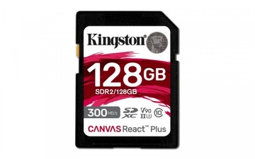 Karta pamięci SD 128GB Canvas React Plus 300/260