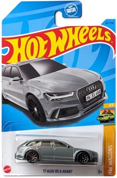 HOT WHEELS 17 AUDI RS 6 AVANT DOLLAR GENERAL EXCLUSIVE HW WAGONS 1/5 1:64 N