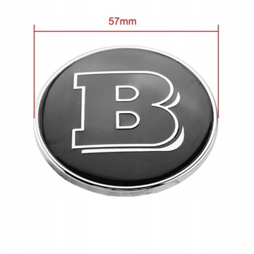 ЭМБЛЕМА ЭМБЛЕМЫ MERCEDES-BENZ BRABUS 57MM