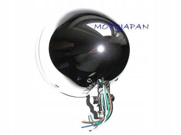 MOTOJAPAN - ПЕРЕДНИЙ ФОНАРЬ С КРЫШЕЙ, ХРОМ, 7 ДЮЙМОВ
