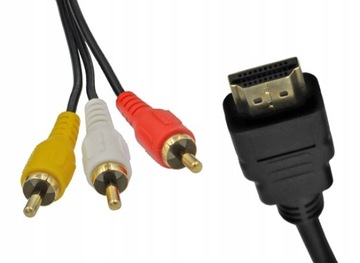 КОНВЕРТЕР RCA В HDMI АДАПТЕР AV Cinch НОВАЯ МОДЕЛЬ