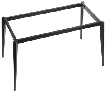 Каркас стола, наклонные ножки, 115х64х72,2, черный, массивный